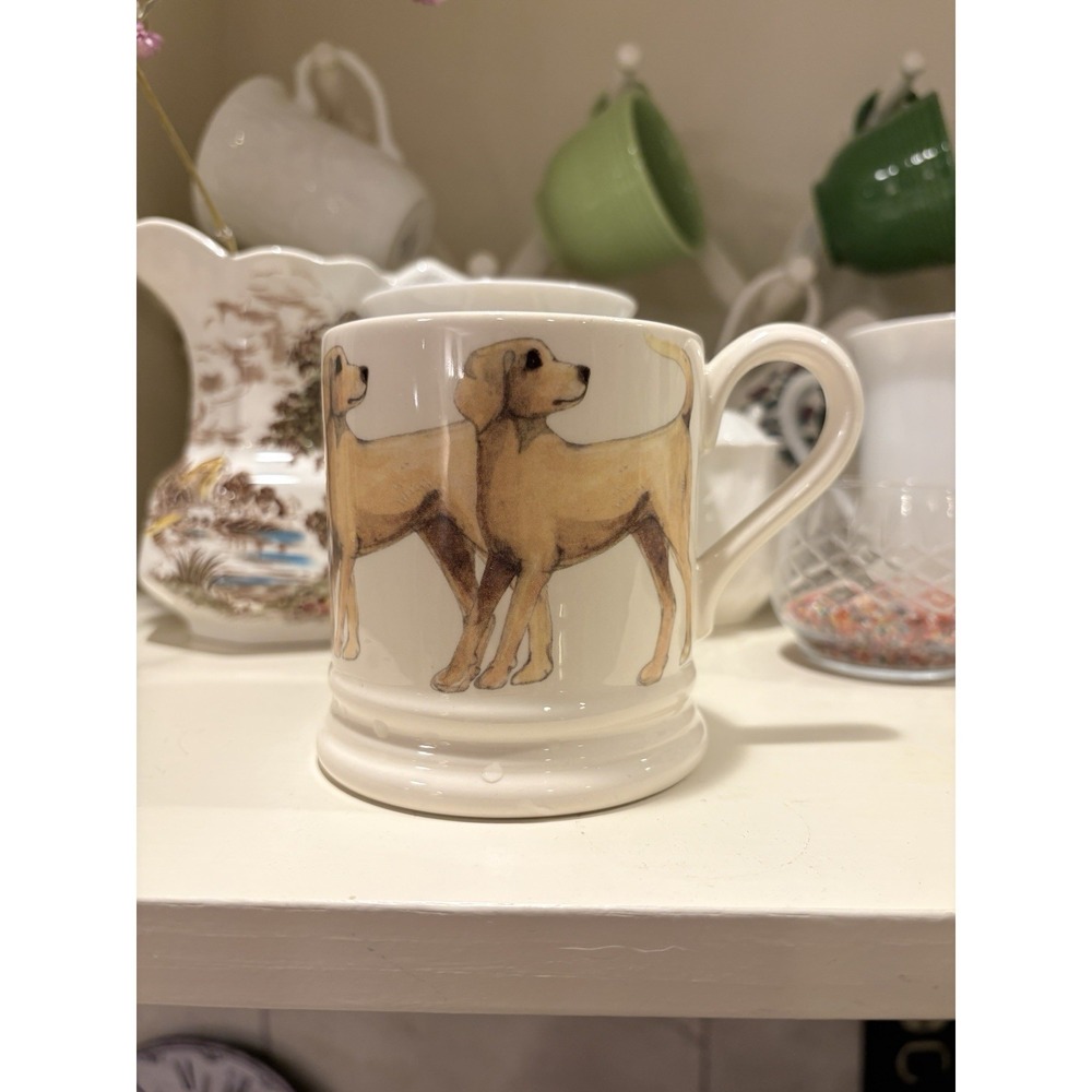 Emma Bridgewater Supporting Help For Heroes Yellow Labrador Coffee Mug Half Pint - Picture 13 of 16